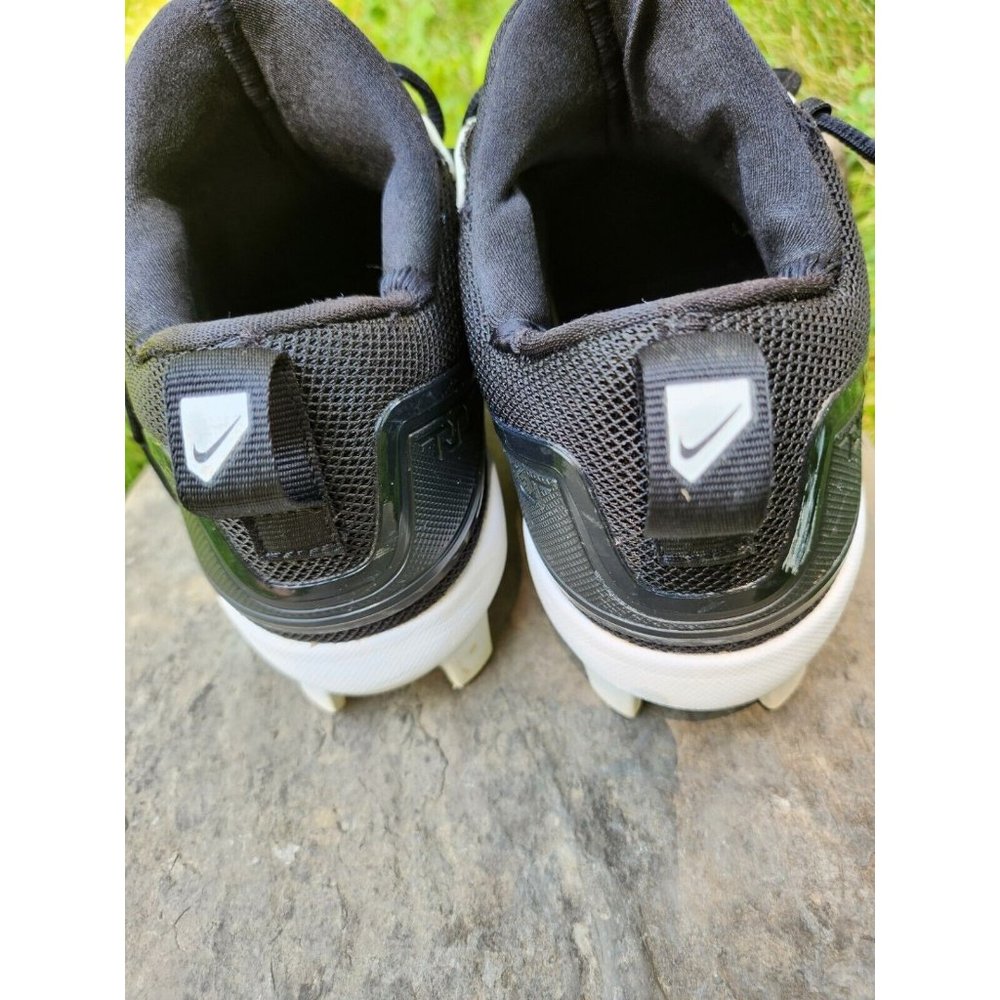 Nike Mike Trout Black & White Max Air Baseball Cleats… Gem